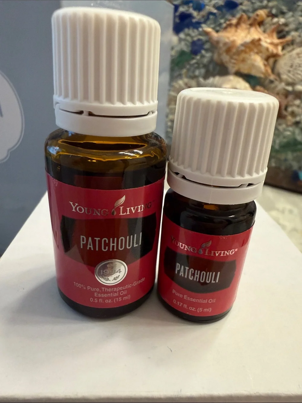 Young Living Patchouli Essential Oil - 15ml & bonus 5ml, YES two bottles!